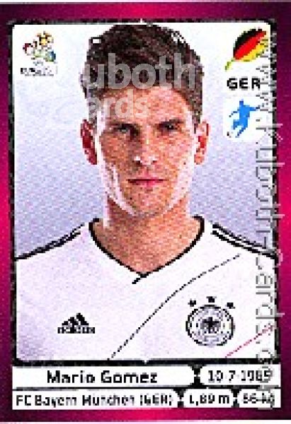 Soccer 2012 Panini European Championship - No 248 - Mario Gomez