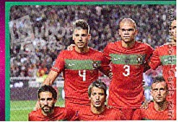 Soccer 2012 Panini European Championship - No 254 - Team picture Portugal