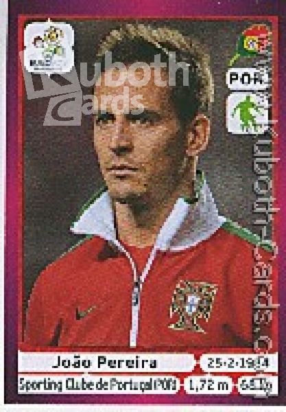 Soccer 2012 Panini European Championship - No 263 - Joao Pereira