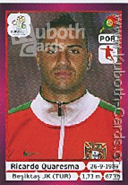 Soccer 2012 Panini European Championship - No 273 - Ricardo Quaresma