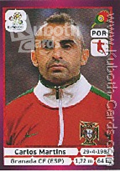 Soccer 2012 Panini European Championship - No 268 - Carlos Martins