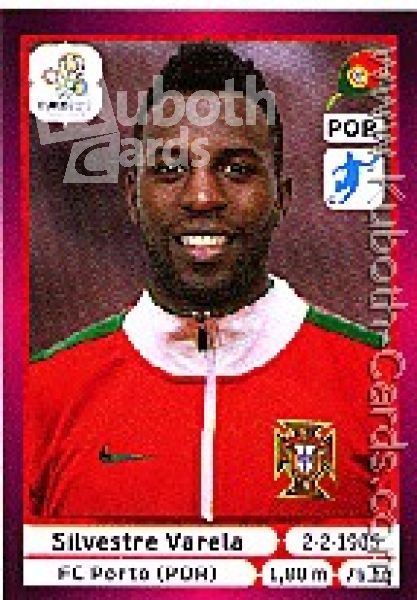 Soccer 2012 Panini European Championship - No 274 - Silvestre Varela