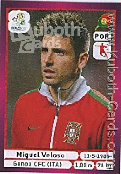 Soccer 2012 Panini European Championship - No 270 - Miguel Veloso