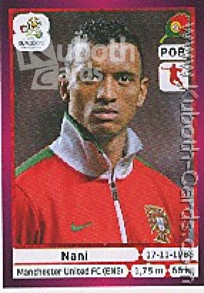 Football 2012 Panini European Championship - No 272 - Nani