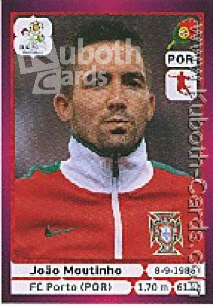 Soccer 2012 Panini European Championship - No 269 - Joao Moutinho