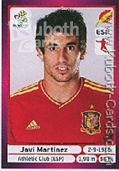 Soccer 2012 Panini European Championship - No 294 - Javi Martínez