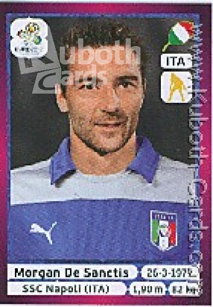 Soccer 2012 Panini European Championship - No 317 - Morgan De Sanctis