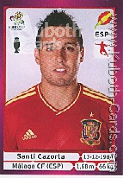 Soccer 2012 Panini European Championship - No 300 - Santi Cazorla