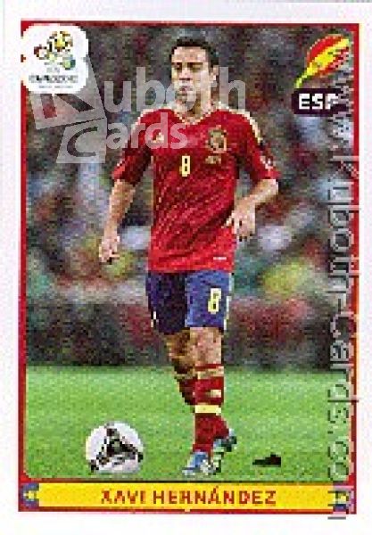 Soccer 2012 Panini European Championship - No 308 - Xavi Hernández