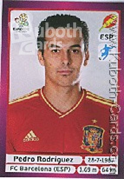 Soccer 2012 Panini European Championship - No 303 - Pedro Rodríguez