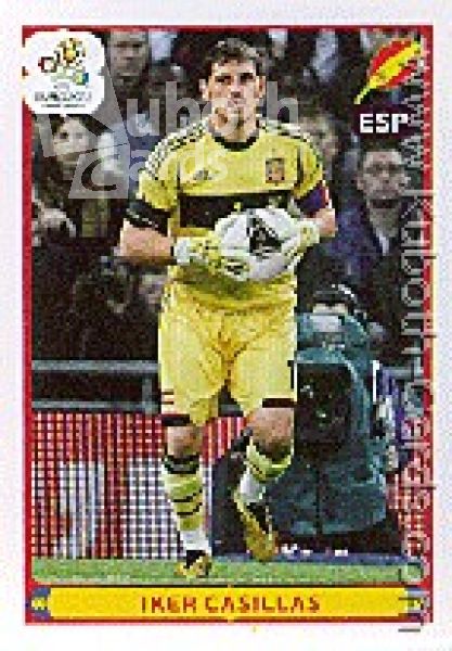 Soccer 2012 Panini European Championship - No 307 - Iker Casillas