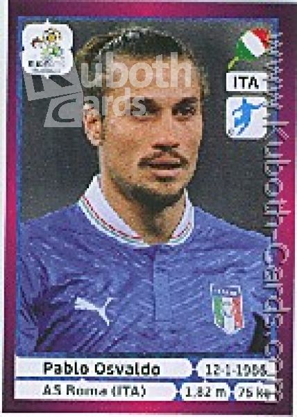 Soccer 2012 Panini European Championship - No 332 - Pablo Osvaldo