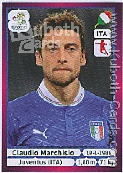 Soccer 2012 Panini European Championship - No 327 - Claudio Marchisio