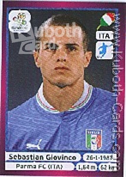 Soccer 2012 Panini European Championship - No 331 - Sebastian Giovinco