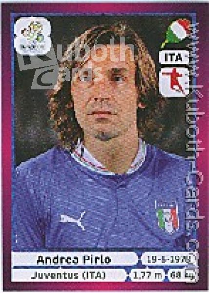 Soccer 2012 Panini European Championship - No 325 - Andrea Pirlo