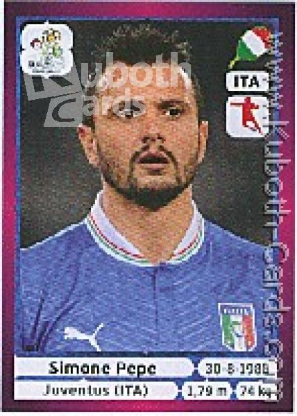 Soccer 2012 Panini European Championship - No 330 - Simone Pepe