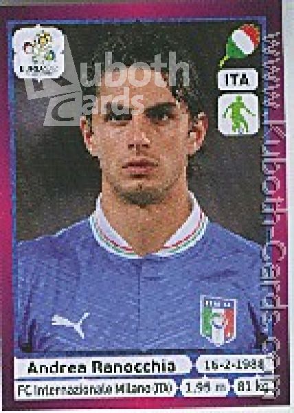 Soccer 2012 Panini European Championship - No 320 - Andrea Ranocchia