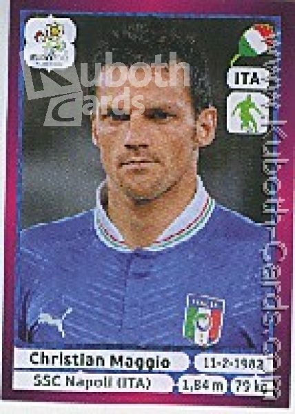 Soccer 2012 Panini European Championship - No 323 - Christian Maggio