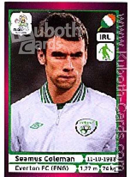 Soccer 2012 Panini European Championship - No 351 - Seamus Coleman