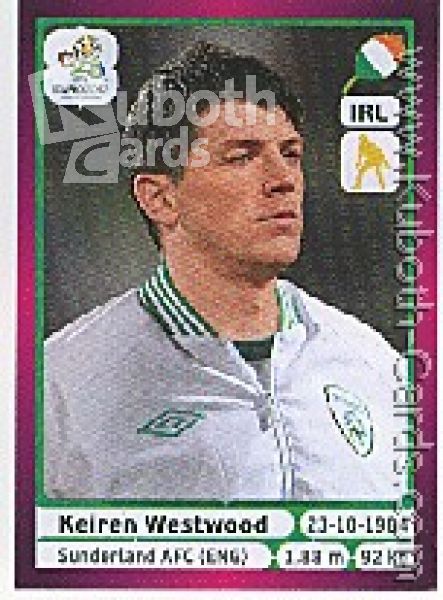 Soccer 2012 Panini European Championship - No 346 - Keiren Westwood