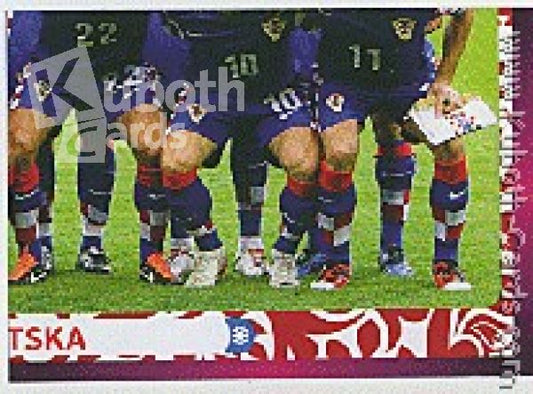 Soccer 2012 Panini European Championship - No 373 - Croatia team picture