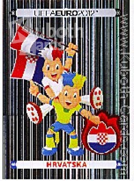 Soccer 2012 Panini European Championship - No 368 - Slavek &amp; Slavko Croatia