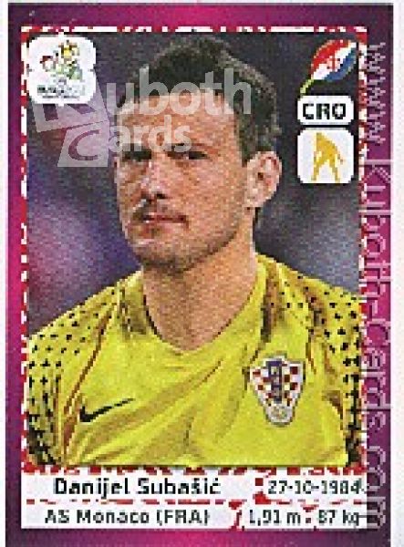 Soccer 2012 Panini European Championship - No 375 - Danijel Subasic