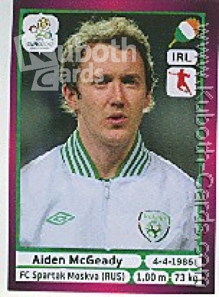 Soccer 2012 Panini European Championship - No 359 - Aiden McGeady