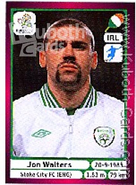 Football 2012 Panini European Championship - No 363 - Jon Walters