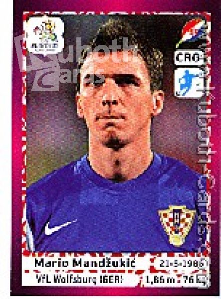 Soccer 2012 Panini European Championship - No 391 - Mario Mandzukic