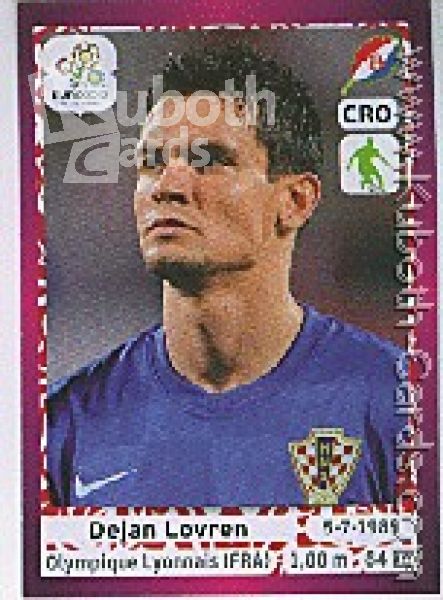 Soccer 2012 Panini European Championship - No 378 - Dejan Lovren