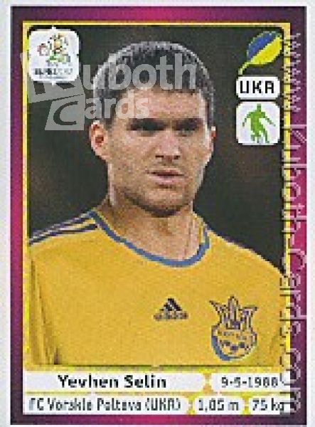 Soccer 2012 Panini European Championship - No 410 - Yevhen Selin