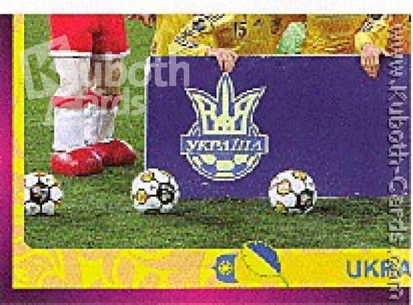 Football 2012 Panini European Championship - No 401 - Team picture Ukraine