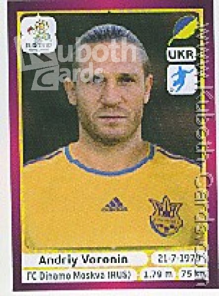 Soccer 2012 Panini European Championship - No 418 - Andriy Voronin