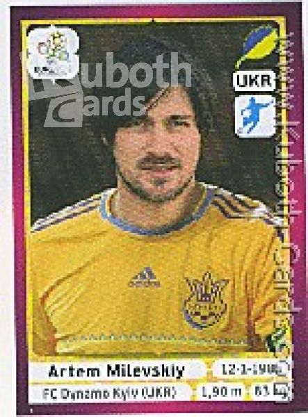 Soccer 2012 Panini European Championship - No 421 - Artem Milevskiy