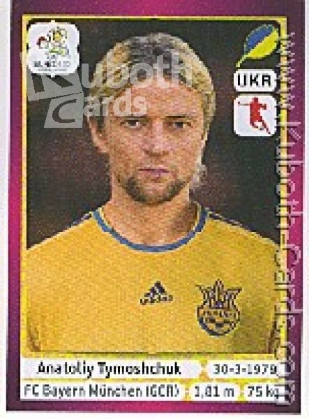 Soccer 2012 Panini European Championship - No 412 - Anatoliy Tymoshchuk