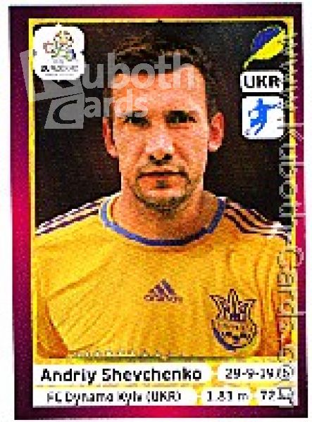 Soccer 2012 Panini European Championship - No 422 - Andriy Shevchenko