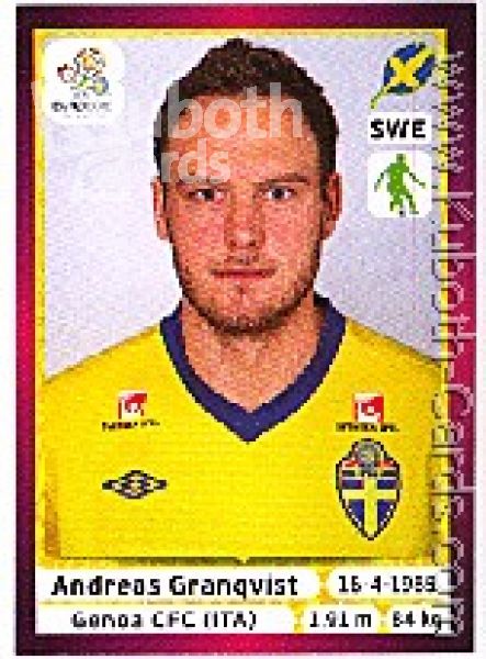 Fussball 2012 Panini EM - No 437 - Andreas Graqvist