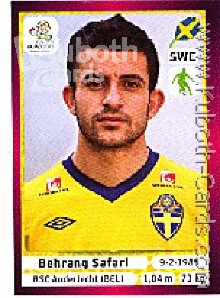 Fussball 2012 Panini EM - No 440 - Behrang Safari