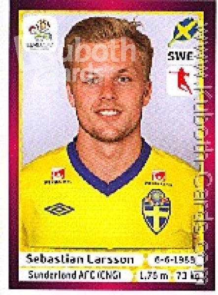 Fussball 2012 Panini EM - No 444 - Sebastian Larsson