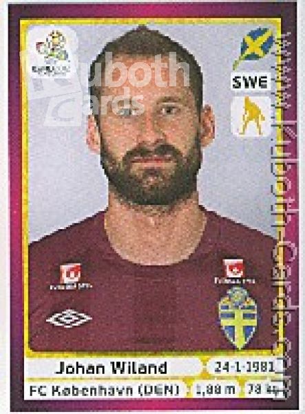 Soccer 2012 Panini European Championship - No 433 - Johan Wiland