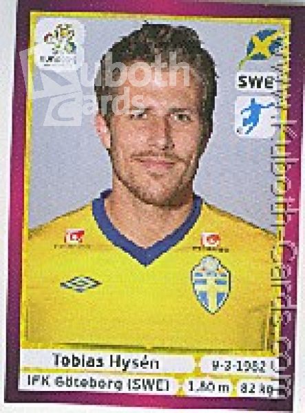 Fussball 2012 Panini EM - No 448 - Tobias Hysén