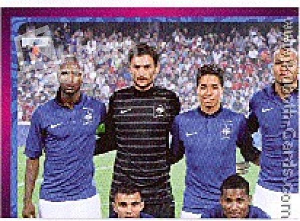 Soccer 2012 Panini European Championship - No 457 - Team picture France