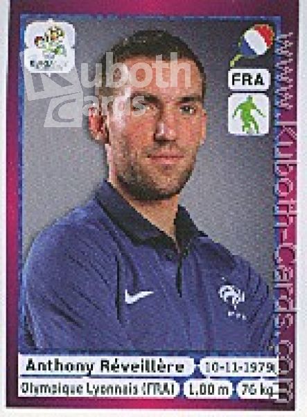 Football 2012 Panini European Championship - No 468 - Anthony Réveillère