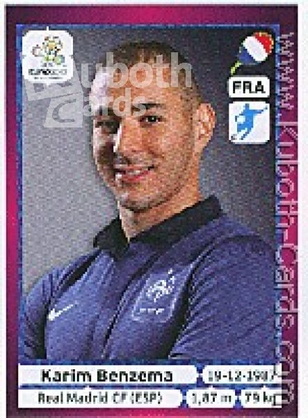 Fussball 2012 Panini EM - No 480 - Karim Benzema