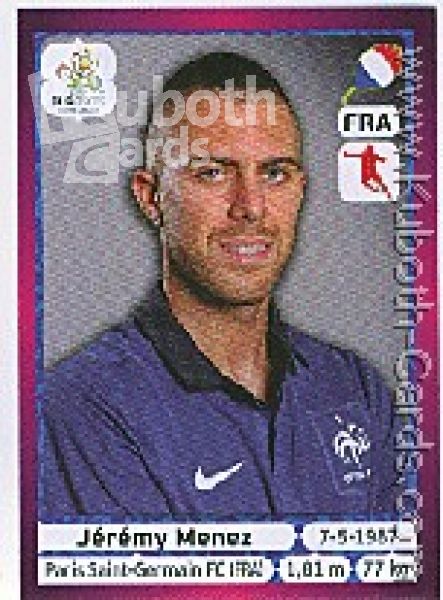 Fussball 2012 Panini EM - No 475 - Jérémy Menez