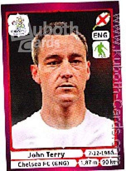 Fussball 2012 Panini EM - No 492 - John Terry