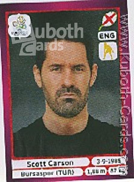 Soccer 2012 Panini European Championship - No 491 - Scott Carson