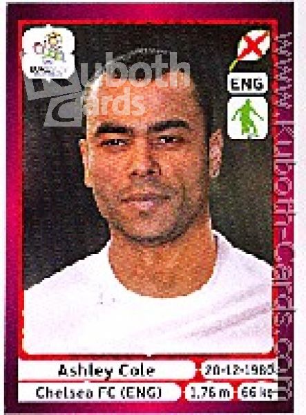 Soccer 2012 Panini European Championship - No 493 - Ashley Cole