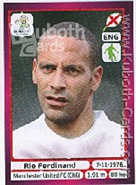 Fussball 2012 Panini EM - No 494 - Rio Ferdinand